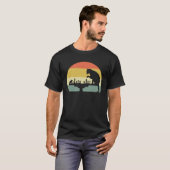 Kat die schaakgrootmeester speelt t-shirt (Voorkant volledig)