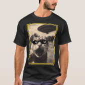 Kat die selfie meme ufo's neemt t-shirt (Voorkant)