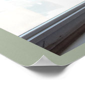 Kat die uit Venster kijkt Poster (Hoek)