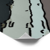 Kat die van Venster kijkt Poster (Hoek)