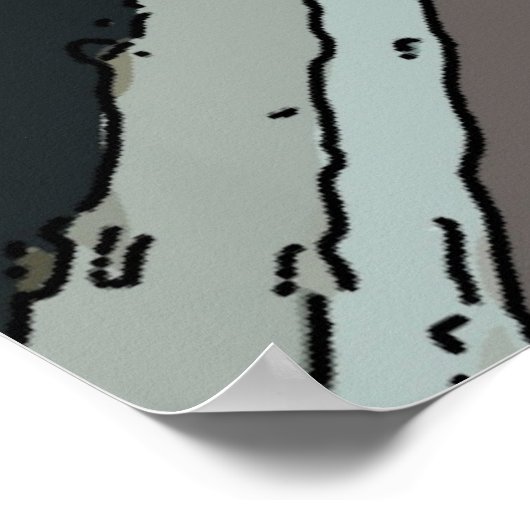 Kat die van Venster kijkt Poster (Hoek)