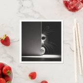 Kat die zich in schaduwen verbergt servet (Insitu)