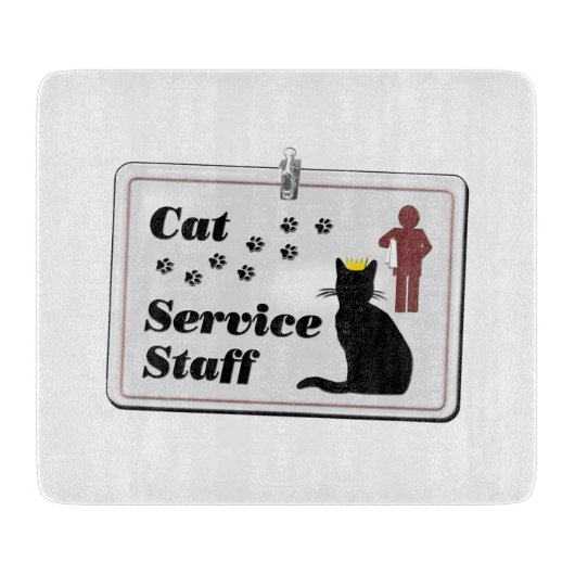 Kat-dienstpersoneel Snijplank (Voorkant)