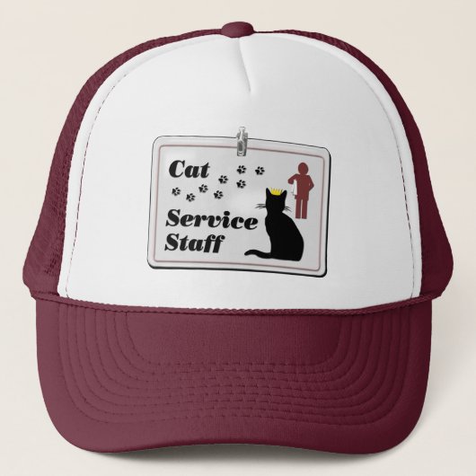Kat-dienstpersoneel Trucker Pet (Voorkant)