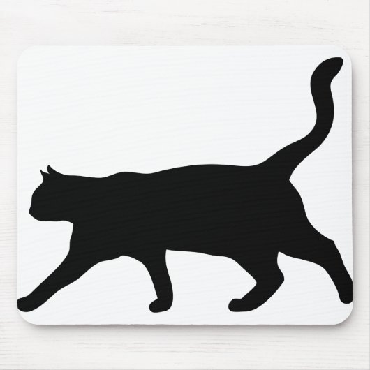 Kat Dier de Silhouette keuken Muismat (Voorkant)