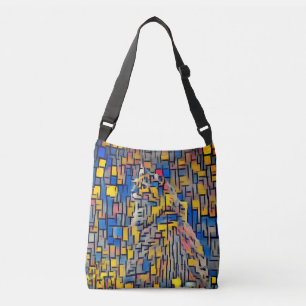 Kat, dier, katachtige crossbody tas