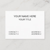 Kat Dier Pet Illustratie Kat Lover Pet Services Visitekaartje (Achterkant)