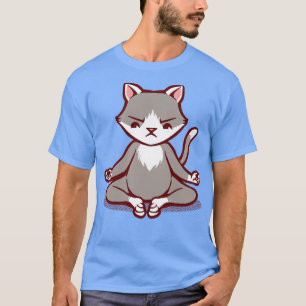 Kat Dieren Meditatie Zen Boeddhisme door Tobe Fons T-shirt