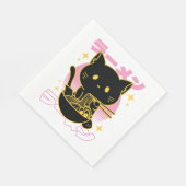 Kat-dierenvoeding Servet (Hoek)