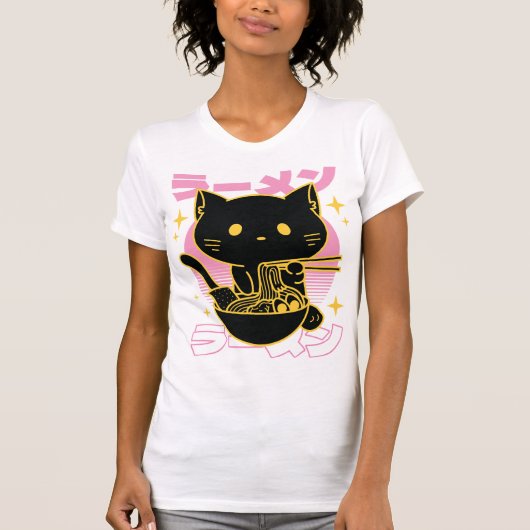 Kat-dierenvoeding T-shirt (Voorkant)