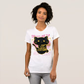 Kat-dierenvoeding T-shirt (Voorkant volledig)