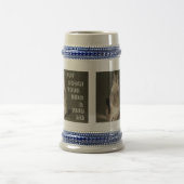 Kat "DOE JE BIER EN VOET ME" Stein Bierpul (Center)