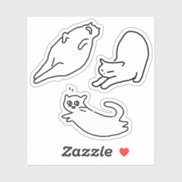 Kat doedle assort #1 sticker