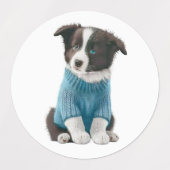 Kat Dog Afbeelding Klassieke label (Design 2)