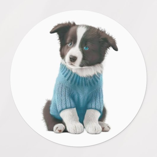 Kat Dog Afbeelding Klassieke label (Design 2)