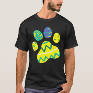 Kat-dog pag paaseieren dog paasdag pap t-shirt
