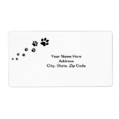 Kat Dog schildert de Etiketten van de Drukken (Voorkant)