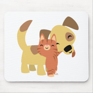 Kat & Doggy cartoon mousepad Muismat