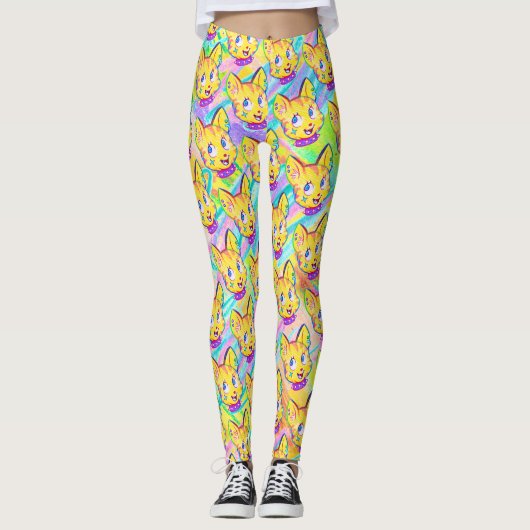 Kat Doodle Bratislava Kidcore Leggings (Voorkant)