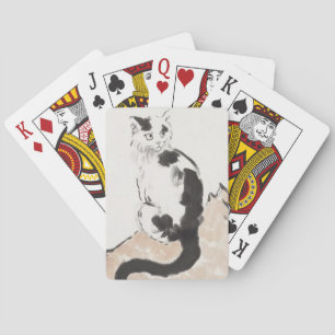 Kat (door Xu Beihong) Pokerkaarten