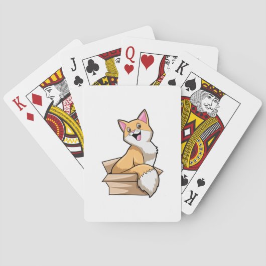 Kat. doos pokerkaarten (Achterkant)