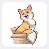 Kat. doos vierkante sticker (Voorkant)