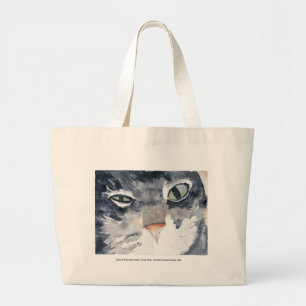 Kat-doosje Grote Tote Bag