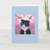 Kat Dora-chan blauw #3 Kaart (Voorkant)