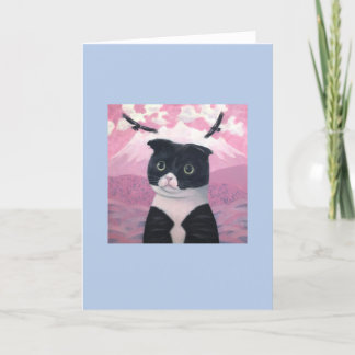 Kat Dora-chan blauw #3 Kaart