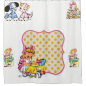 Kat  douwergordijn douchegordijn (Voorkant)