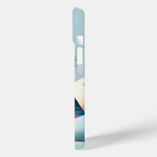 Kat draagt pyjama Case-Mate iPhone case (Achterkant / Links)