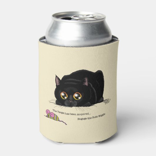 Kat draaiend blikjeskoeler (Blikje Voorkant)