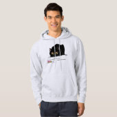 Kat draaiend hoodie (Voorkant volledig)