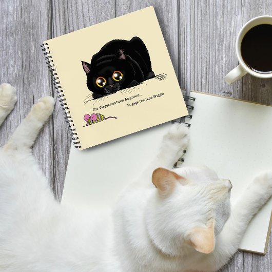Kat draaiend notitieboek