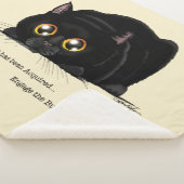Kat draaiend sherpa deken (3/4)