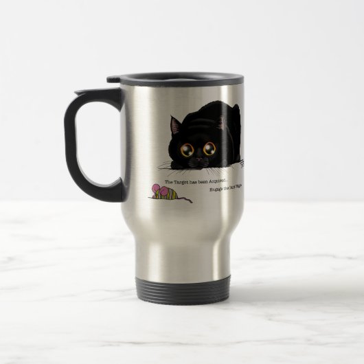 Kat draaiwiggen reisbeker (Links)