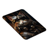 Kat Dragen Aviator Zonnebril Magnet Magneet (Rechterzijde)