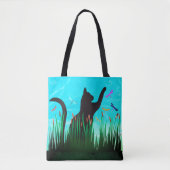 Kat & Draken Tote Bag (Voorkant)