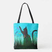 Kat & Draken Tote Bag (Achterkant)