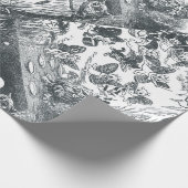 Kat Dream of Fairyland, Louis Wain Cadeaupapier (Hoek)