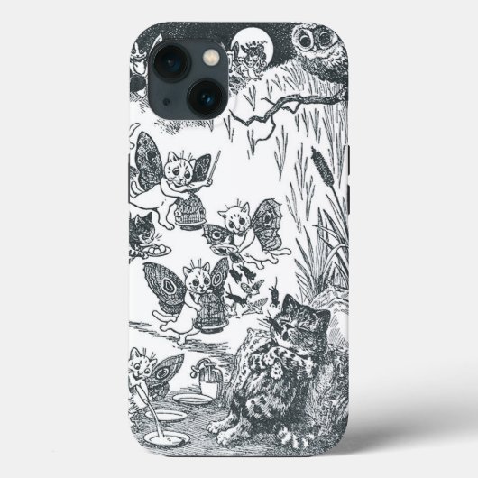Kat Dream of Fairyland, Louis Wain Case-Mate iPhone Case (Achterkant)