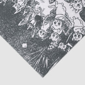 Kat Dream of Fairyland, Louis Wain Tissuepapier (Detail)