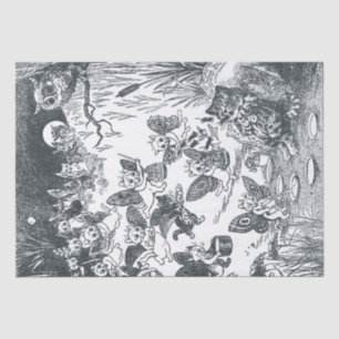 Kat Dream of Fairyland, Louis Wain Tissuepapier