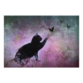 Kat Dreams Foto Afdruk