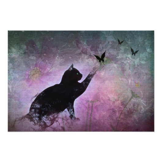 Kat Dreams Foto Afdruk (Voorkant)