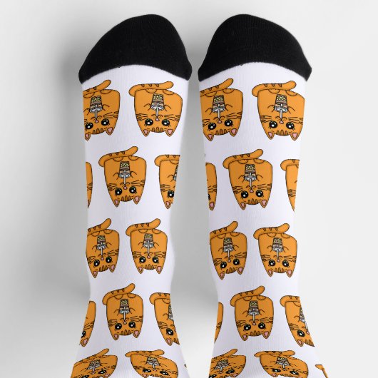 Kat Drink bubbelthee Sokken (Top)