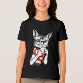 Kat Drink een koffie T-shirt (Voorkant)