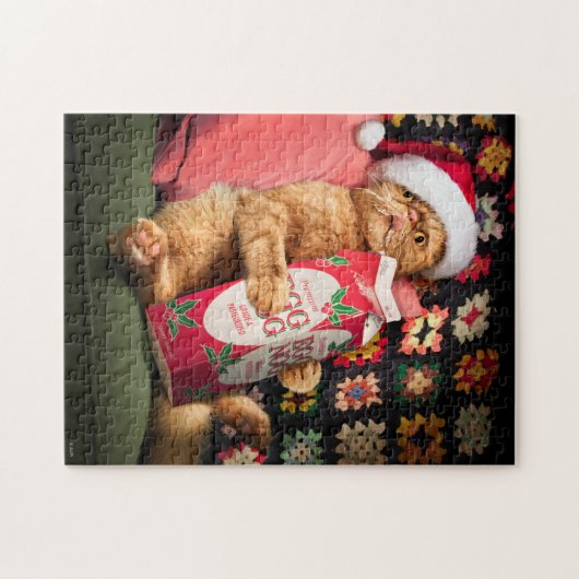 Kat Drink eieren Nog Legpuzzel (Horizontaal)