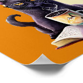 Kat drink koffiewandkunst Ik drink koffie Poster (Hoek)