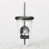 Kat Drink melk van Jug Acryl Drinkbeker (Voorkant)